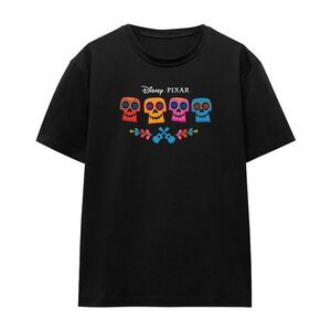 Coco Unisex Adult Colour Logo T-Shirt / Black